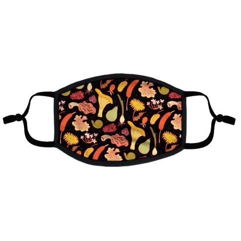 Forage Foral Pattern Flat Face Mask