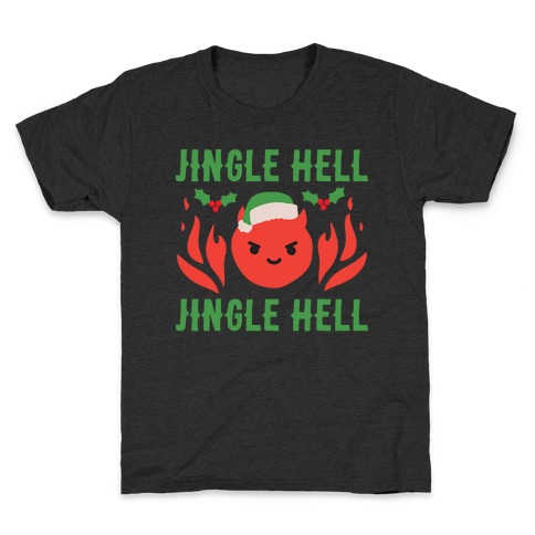 Jingle Hell, Jingle Hell Satan Santa Kids T-Shirt