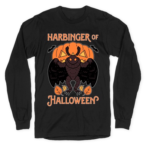 Harbinger of Halloween Mothman Long Sleeve T-Shirt