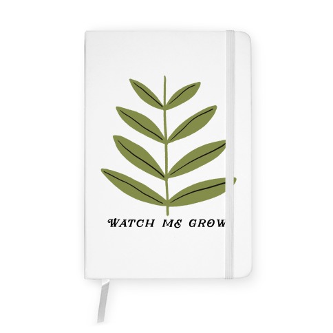 Watch Me Grow Plant Notebook