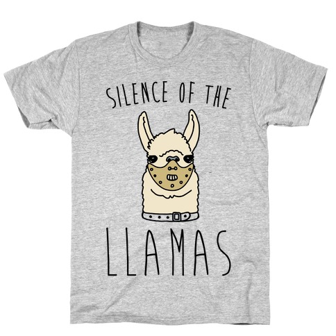 Silence of The Llamas Parody T-Shirt