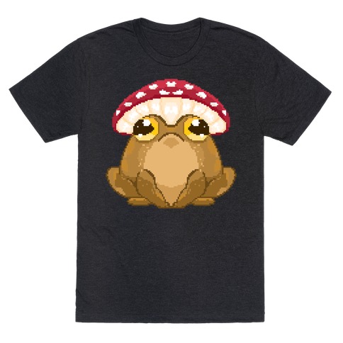 Pixelated Toad in Mushroom Hat T-Shirt