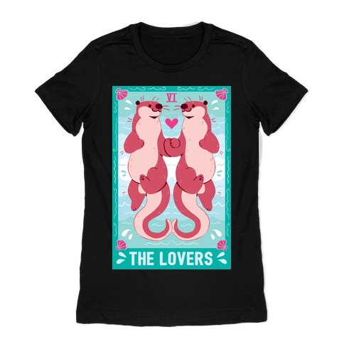 The Lovers: Otters Womens T-Shirt