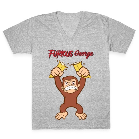 Furious George V-Neck Tee Shirt