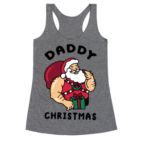 Daddy Christmas Racerback Tank Top