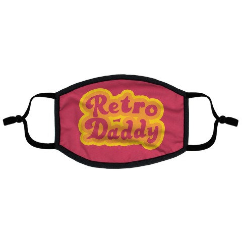 Retro Daddy Flat Face Mask