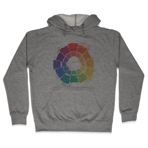 Gay Pride Color Wheel Hooded Sweatshirt