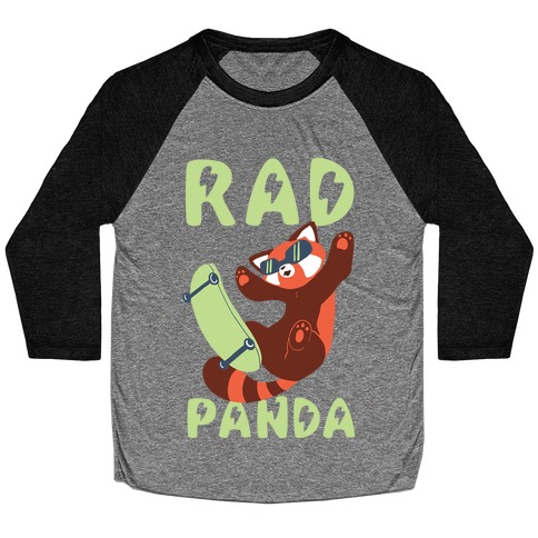 Rad Panda - Red Panda Baseball Tee