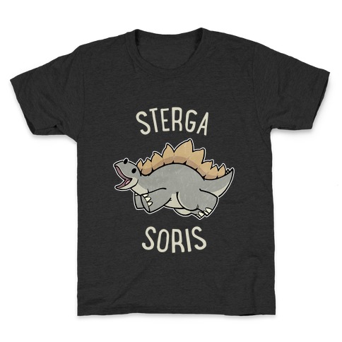 Derpy Stegosaurus Animal Kids T-Shirt