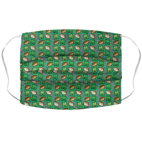 Frogs and Hogs  Accordion Face Mask
