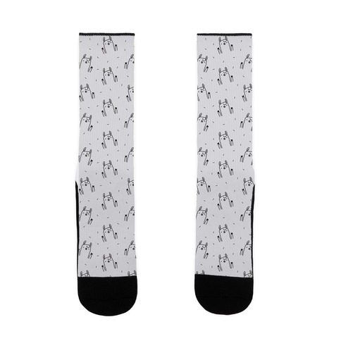 Sassy Llama Pattern Sock