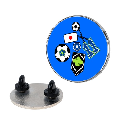 Football Anime Pattern Pin