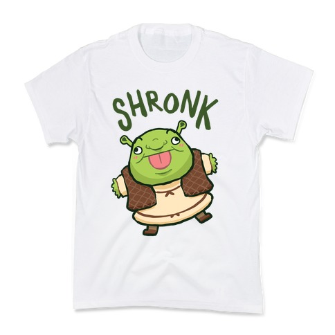 Shronk Derpy Shrek Kids T-Shirt