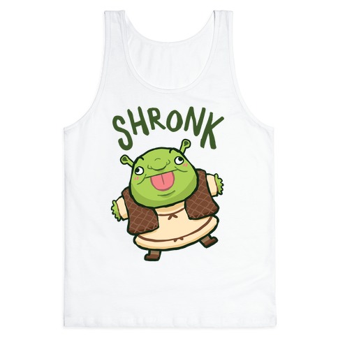 Shronk Derpy Shrek Tank Top
