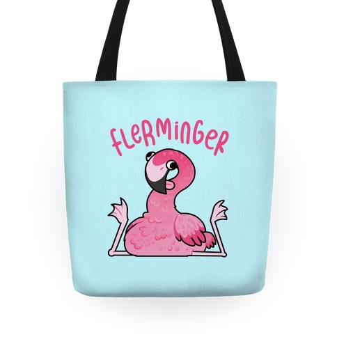 Derpy Flamingo Flerminger Tote