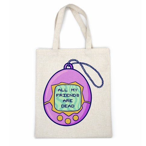 All My Friends Are Dead 90's Toy Casual Tote