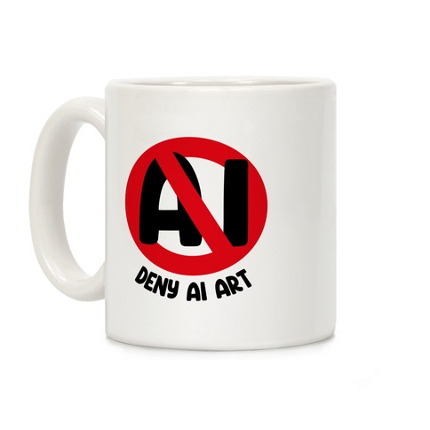 Deny AI Art Coffee Mug