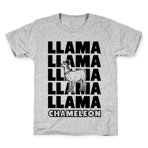 Llama Chameleon Kids T-Shirt