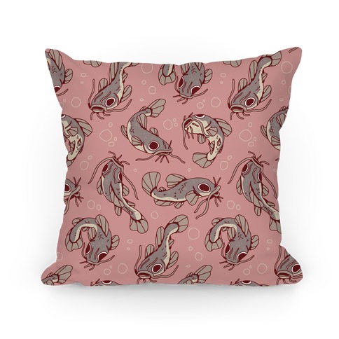 Catfish Pattern Pillow