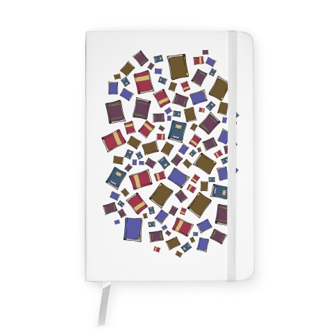 Book Collection Pattern Notebook