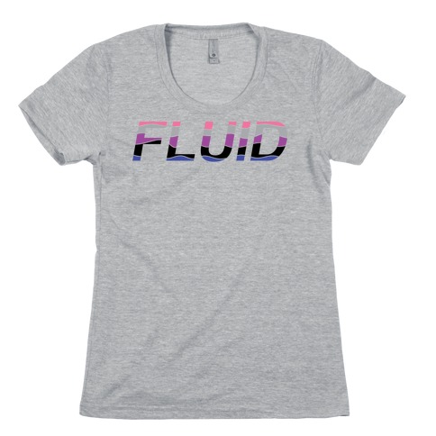 Fluid Waves Womens T-Shirt