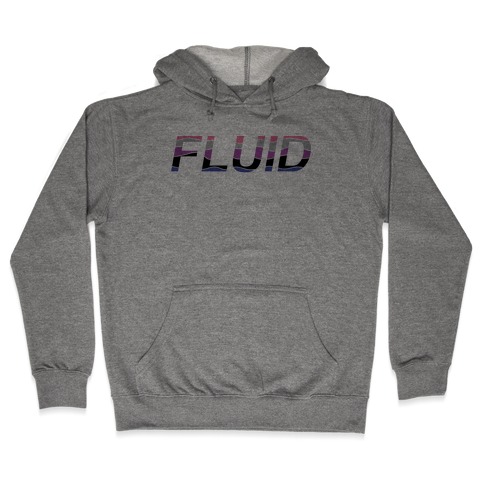 Fluid Waves Hooded Sweatshirt