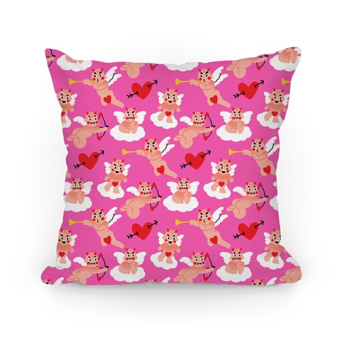 Lil Devil Cupid Pattern Pillow