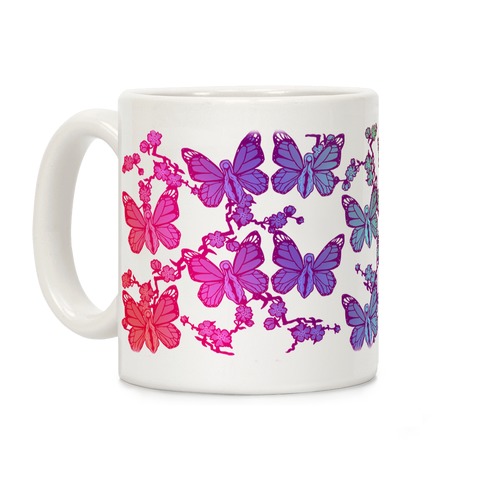 Butterfly Vagina Pattern Coffee Mug