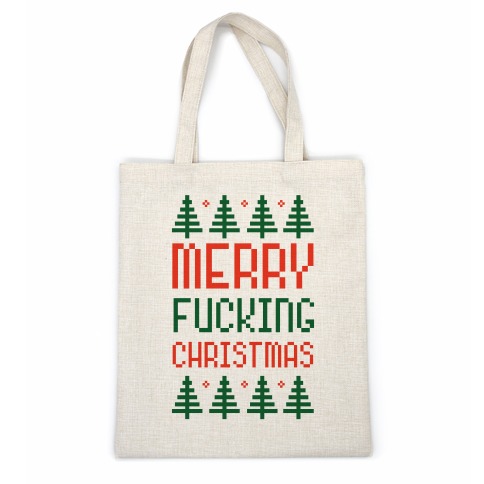 Merry F***ing Christmas Casual Tote