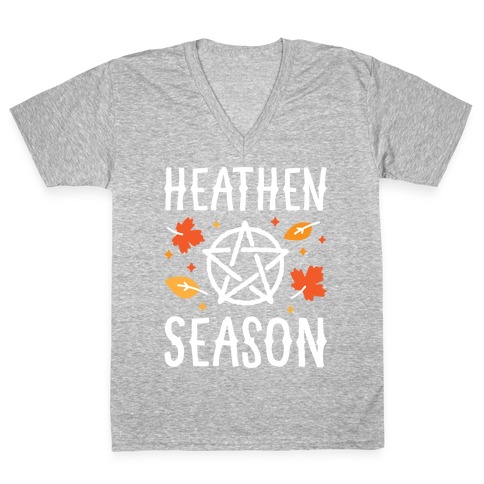 Heathen Season V-Neck Tee Shirt