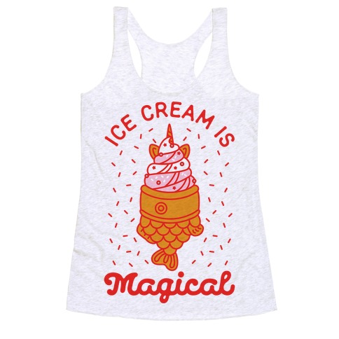 Ice Cream is Magical Racerback Tank Top