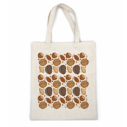 Holiday Mixed Nuts Pattern Casual Tote