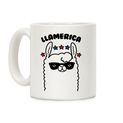 Llamerica American Llama Coffee Mug