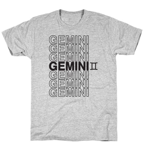 Gemini - Zodiac Thank You Parody T-Shirt