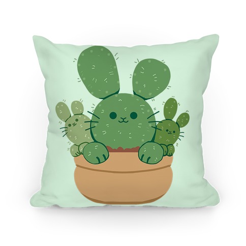 Bunny Ear Cactus Pillow