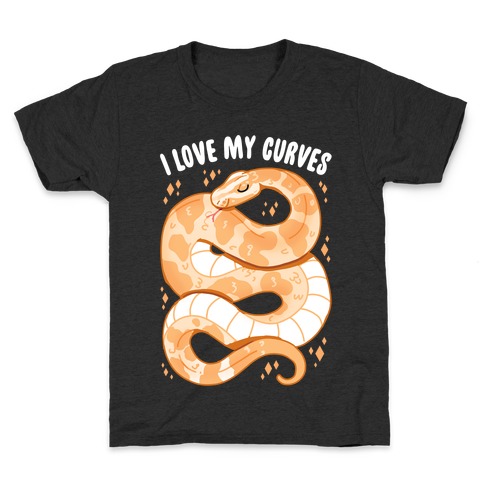 I Love My Curves Kids T-Shirt