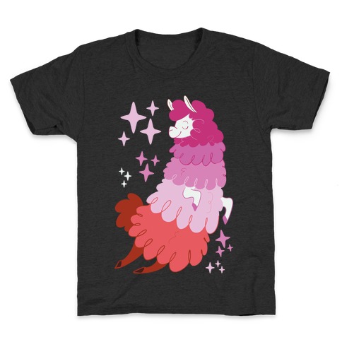 Lesbian Llama Kids T-Shirt