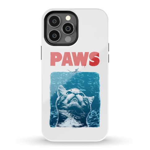 PAWS (Jaws Parody) Phone Case