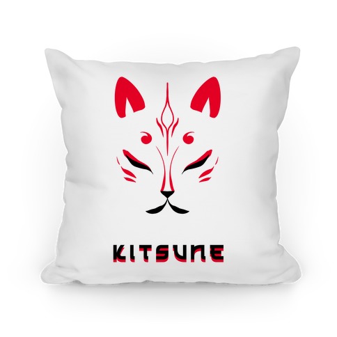 Kitsune Face Pillow