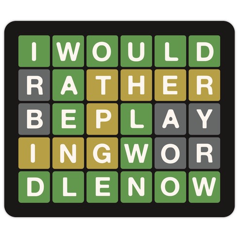 I Would Rather Be Playing Wordle Now Parody Blankets