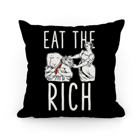 Eat The Rich Judith Beheading Holofernes Pillow