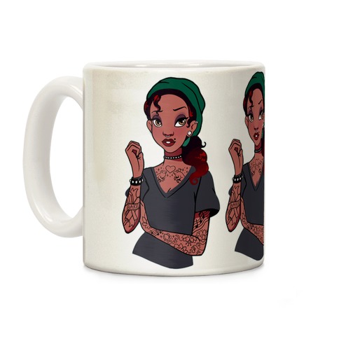 Punk Princess Tiana Parody Coffee Mug