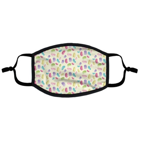 Jelly Bean Pattern Flat Face Mask