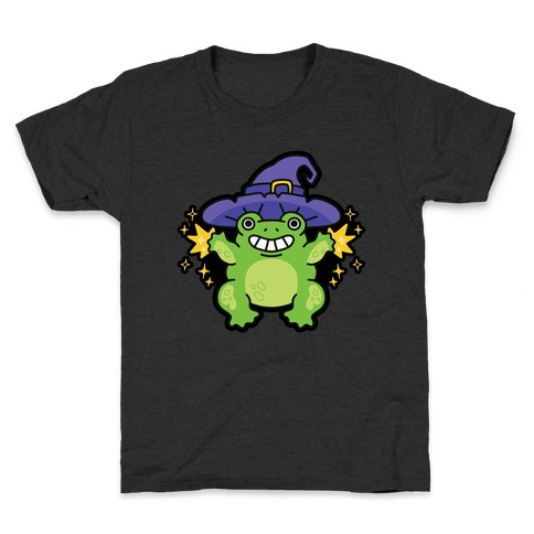 Magical Frog Witch Kids T-Shirt