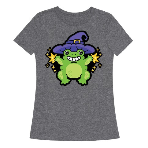 Magical Frog Witch Womens T-Shirt