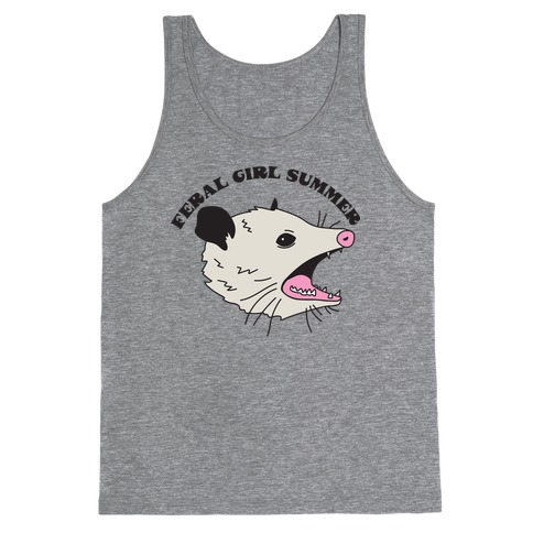 Feral Girl Summer Opossum Tank Top