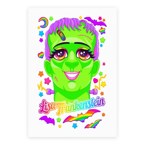 Lisa Frankenstein Parody Poster
