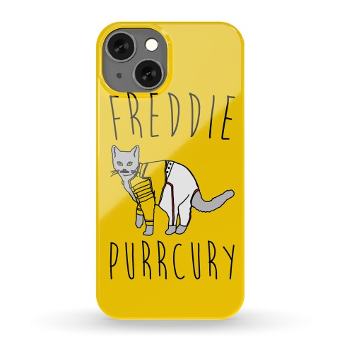 Freddie Purrcury Cat Parody Phone Case