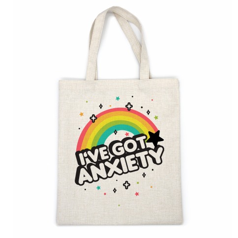 I've Got Anxiety Rainbow Casual Tote