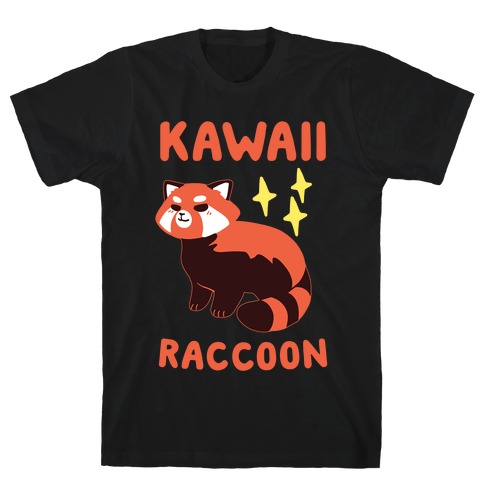 Kawaii Raccoon - Red Panda T-Shirt